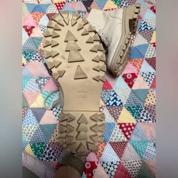 Schultz Beige Lace-Up Ankle Boots Size 9 women - Picture 4 of 6